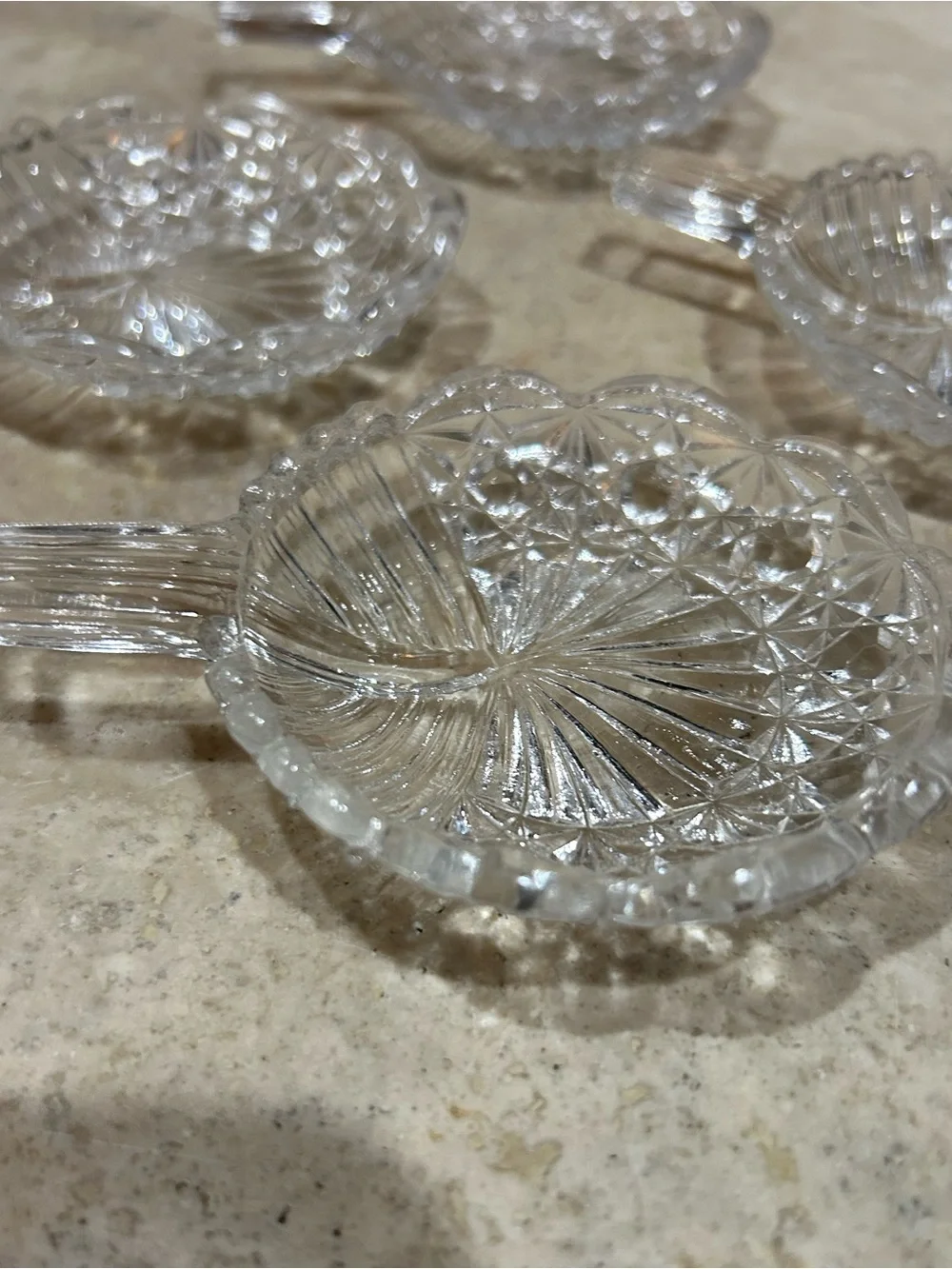 4 Antique Early American Pattern Glass (EAPG) 